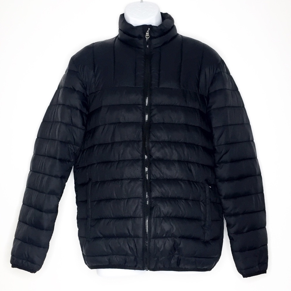 SWISS TECH Men's Black Puffer Jacket Size Small (34/36)